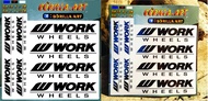 สติ๊กเกอร์ติดล้อ W WORK WHEEIS เกรดพรีเมี่ยม Sticker เกรดพรีเมี่ยม