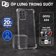 Oppo A94 Dragoncase plain transparent case | Oppo flexible phone case provides comprehensive phone c