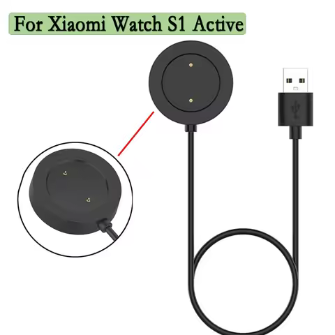 Charger For Xiaomi Watch S1 Active 100cm Wireless USB Charger Cable Smartwatch Charge Charging Dock 