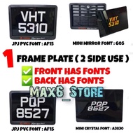 Yamaha Honda Cover Number Plate Motor Belakang Papan Plate Tukar Papan No Plate Casinh Viral Y15ZR Y