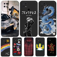 Case For Xiaomi POCO C40 6.71 inch Silicon Phone Back Cover black tpu case Cool Car Motorcycle