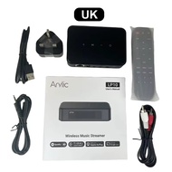 Arylic เครื่องสตรีมเพลงไร้สายแบบ LP10พร้อมสตรีมจากแอปโปรดแผงจอแสดงผลระบบดิจิตอลและอนาล็อกหลายห้อง