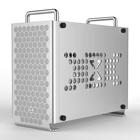 ZZAW Braveman B2 Mini ITX Case Micro Desktop PC Aluminum Alloy Chassis 2021 with DIY Installing for 