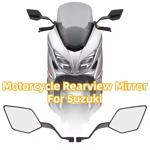Universal Motorcycle Rearview Mirror for Suzuki Burgman 400 SV650X GSX-S1000 GSX-S950 GSX-S750 GSX-S
