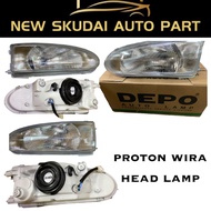 PROTON WIRA HEAD LAMP 1992** ORIGINAL DEPO **