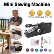 Sewing Machine Hand Electric Portable Machine Handheld Jahit Mesin Tepi Mini Sewing