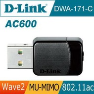 【大台南電腦量販】D-Link 友訊 DWA-171 Wireless AC 雙頻 USB 無線 網卡 網路卡 全新