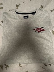 Superdry 淺灰色圓領T恤