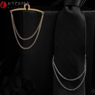 CHINK Tie Chain Tie Accessories Wedding Banquet Necktie Accessories Jewelry Shirt Chain-buckle