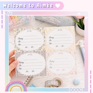 Vintage coquette notebook label Set, classic style 2026-2 | Aimee Aimee Aimee Aimee