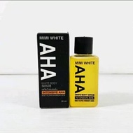 MIMI WHITE AHA BODY EXFOLIATE SERUM MIMI WHITE AHA BODY LOTION MIMI WHITE AHA BODY SOAP
