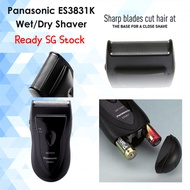 Panasonic Compact Travel Electric Shaver ES3831K, Wet/Dry Shaver, Battery Operated