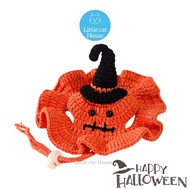 Halloween Pumpkin hat/beanie for cats and dogs. Halloween wool hat for dogs and cats