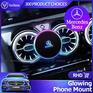 YaShen Mercedes Benz RHD Mobile Stand Ambient Light Phone Holder Car Bracket Modified W223 W222 W213
