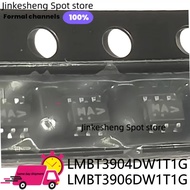 20PCS Dual Polarity Resistor Transistor, LMBT3904DW1T1G, LMBT3906DW1T1G, MA A2 SOT-363, SMD NQYO
