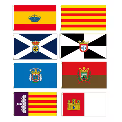2x3fts 3x5fts 5x8fts Spain Yacht Ensign Flag Banner Spanish City Flag Tapestry Applicable To Outdoor