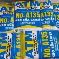 Thùng 10 bịch Keo sữa ATM- A135 dùng cho giấy dán tường dán giấy gỗ chống thấmlàm simili