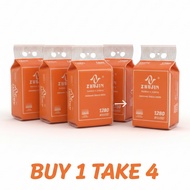 ZHUJIN Handkerchief Tissue Paper – 1280 Sheets