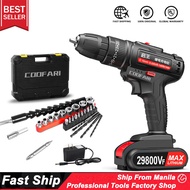 Hand Drill Cordless Drill Heavy Duty Power Tool Set Original COOFARI Cordless Hand Drill Electric Dr