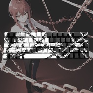 Anime Makima Keycaps Cherry Profile Side-Engraved Backlit Keycaps For MX Keyboard Atk68 MAD60 MAD68
