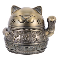 「 Party Store 」 Cat Design Ashtray Zinc Alloy Ashtray Portable Metal Ashtray Anti-fly Cigarette Holder