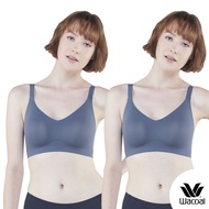 Wacoal ชุดชั้นเนียน บราไร้โครง Smart Size เสริมฟองน้ำ เซท 2 ชิ้น รุ่น WB3Y28/WB3228