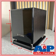 STORM RM-126 ตู้ลำโพงซับ 12นิ้ว Active Subwoofer Speaker มีแอมป์ในตัว RM 126 RM126 ตู้ลำโพง ซับเบส เ