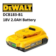 (100% Original)DEWALT 18V 2.0Ah Battery DCB183-B1