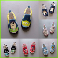 HK2 Toy Story Doraemon Cartoon Slip-on Shoes Canvas Shoes for Kids Girls Boys Flat Shoes Low-fronted
