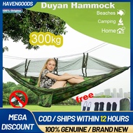 【CODSpot】Duyan Jungle Colors Duyan With Mosquito Net Makapal Hammock Outdoor Hammock