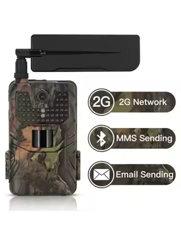 Wildlife Trail Camera Photo Traps Night Vision 2G SMS MMS SMTP Email Cellular Hunting Cameras HC900M