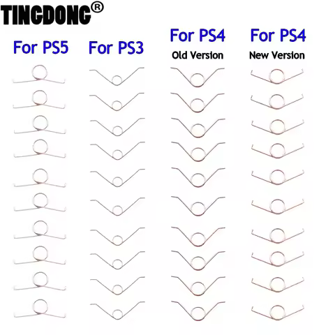 10pcs R2 L2 Trigger Buttons Springs for PS3 PS5 PS4 PS4 Pro Slim Controller Spring JDM 001 010 011 0