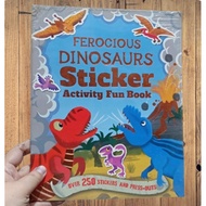 Dinosaur Sticker book Sticker Activity book 555 Fun Dinosaurs Sport Soldier Stickers