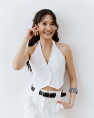 AOPxDAO - Blended Linen Vest เสื้อกั๊ก คล้องคอ เสื้อกั๊กครอปตัวสั้น (By AOP Archive)