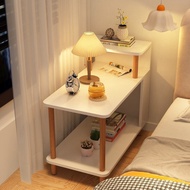 Bedside Table Simple Bedside Household Rental Room Small Narrow Solid Wood Cabinet Bedroom Table Sma