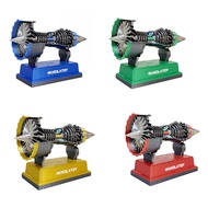 domain- Turbofan Engine Model Aviation Aircraft Power Turbine for Aviation Enthusiasts and Collector