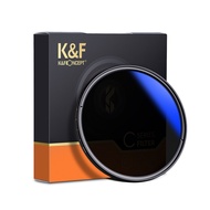 K&F CONCEPT 82mm Ultrathin Variable ND Filter ND2 to ND400 Adjustable Neutral Density Filter Compati