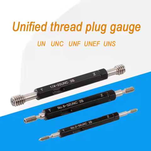 1PC 2B Unified Thread Plug Gauge - American Standard Thread Plug Gage, Fine Screw Gage Tools for UNC