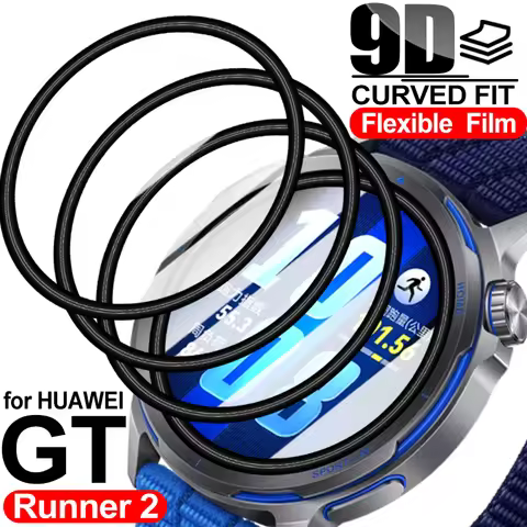 For Huawei Watch GT Runner 2 Screen Protectors Soft Anti-scratch Case Friendly Smartwatch Protective