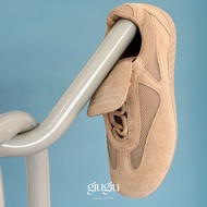 [ from South Korea ] GIUGIU 9096 Cowhide Suede Leather Rubber Shoes in 2 Colors 9096