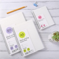 A5 Notebook Simple Coil Notebook Stationery Thickened Dot Matrix Notebook Checkered Notebook B5 Note