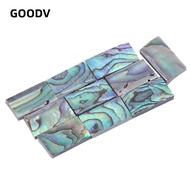 GOODV ​10Pcs ​Guitar Inlay Material​, ​Colorful ​Sheet Form Abalone Shell Inlay​, Abalone Shell ​Gui
