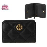 (STOCK CHECK REQUIRED)TORY BURCH WILLA MEDIUM WALLET 87868 BLACK