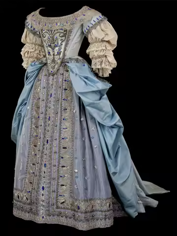 Historical Italy Renaissance Borgia Costume Tudor Elizabethan Queen Walking Fairy Dress Reenactment 