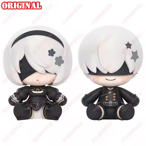 Original Huggy NieR:Automata Animation Game Peripheral Toys Fridge Magnets 2B 9S Anime Action Model 