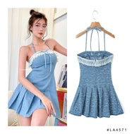 LA4571 - Blue Textured | Mini Dress