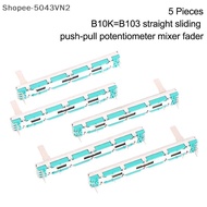 [RE] 5 Pcs 75 MM Double B10K Oril B10KX2 Behringer Pot Mixer Fader ♥R♥
