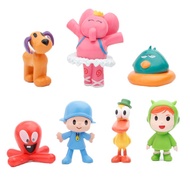 ◮ ¤ 7pcs/set Cartoon Pocoyo Zinkia Toy Action Figure Miniatures Cake Topper Kid Gift
