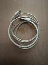 Apple 原廠lightning 數據傳輸線 & lightning-3mm 耳機轉插