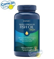 GNC 3倍強效魚油 1000毫克 240粒迷你膠囊 (32610) (此日期前最佳:07/2028) <平行進口>
